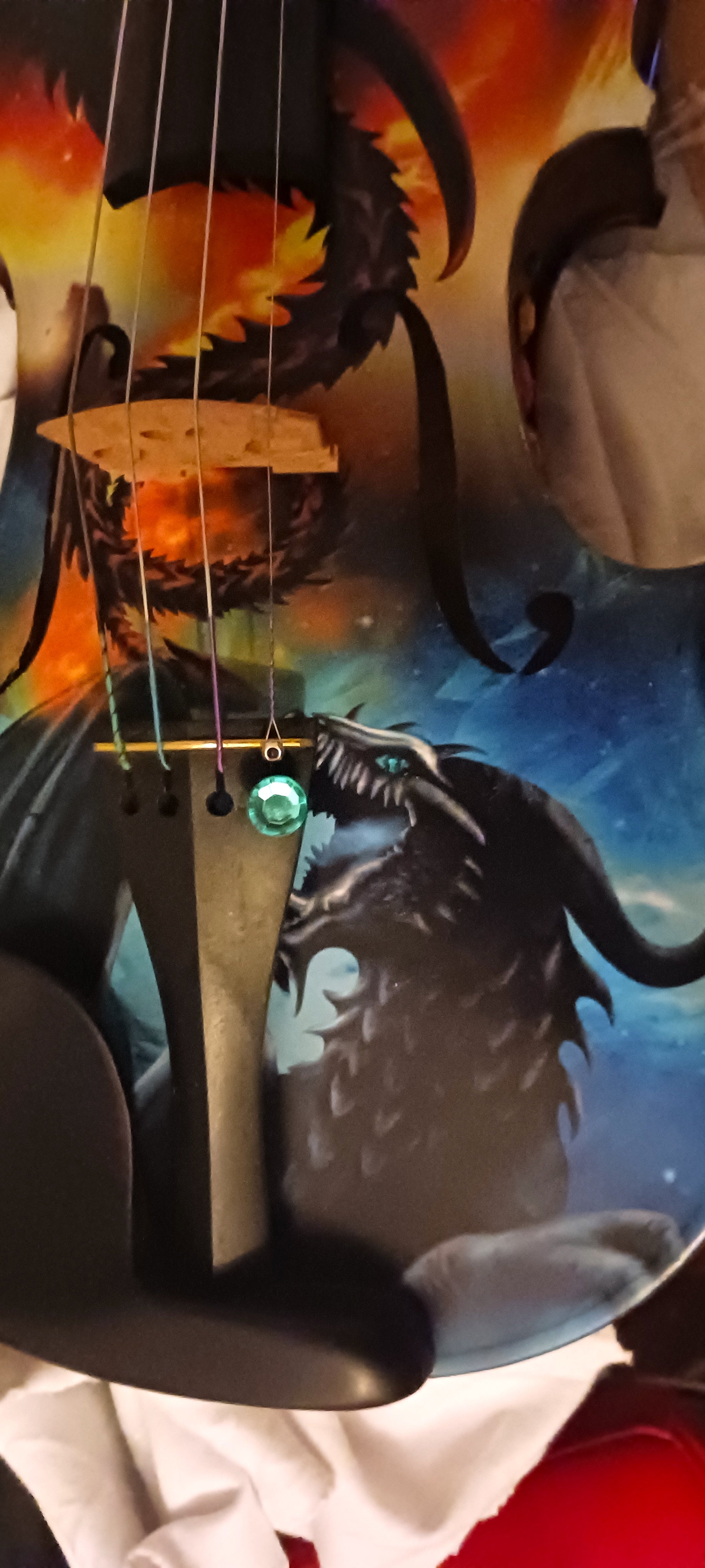 Custom Dragon Spirit Violin Outfit - Rozanna's Violins