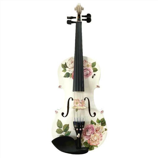 Pre-School 1/4 Size Custom White Violin Outfit SUPER SAVINGS - Rozanna's Violins
