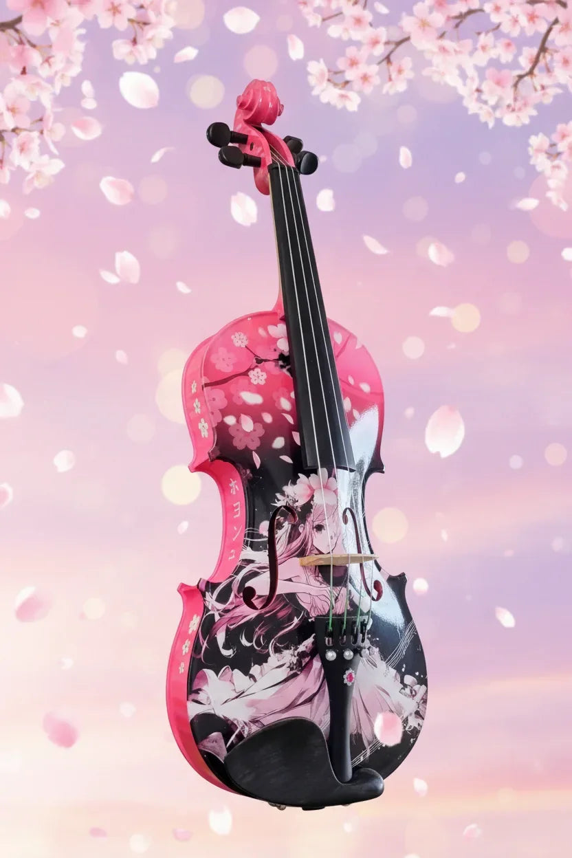 Cherry Blossom Girl Anime Violin Outfit and Bow Set Up – Rozanna's Cherry Blossom Girl Anime Violin Outfit and Bow Set Up – Rozanna's