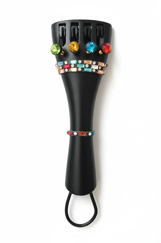 Ornate - Rainbow Note Violin Tailpiece Upright