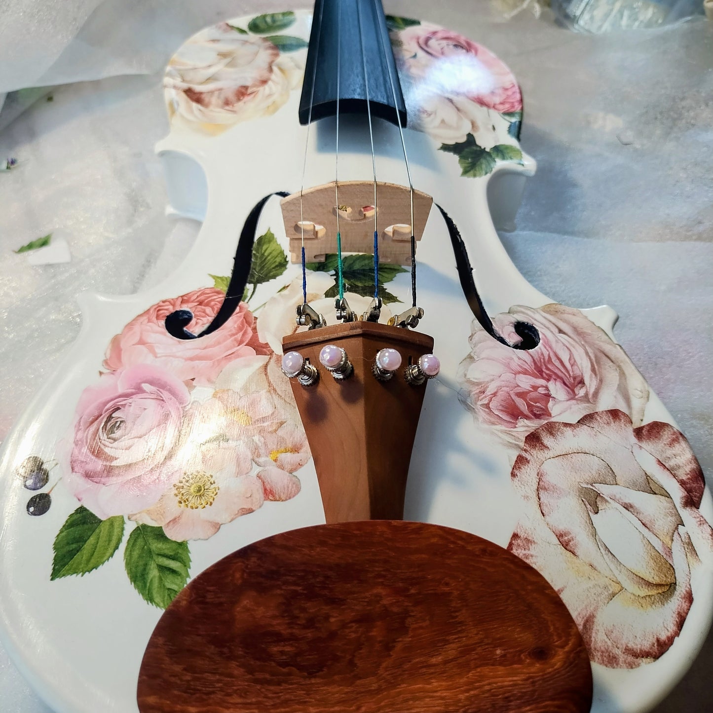 Rozanna's Rose Delight Violin Outfit - LEFT HANDED