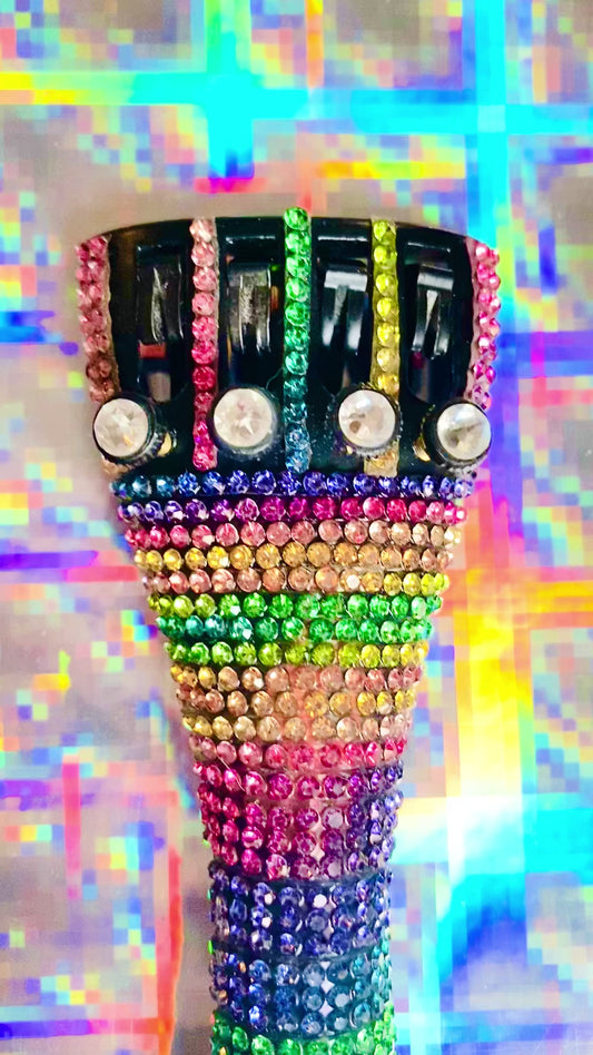 Rozanna's Rainbow Crystal Violin Tailpiece