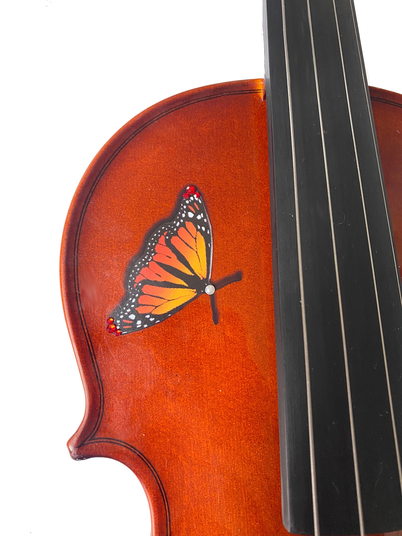 Butterfly Dream Bejeweled Violin Outfit - Rozanna's Violins