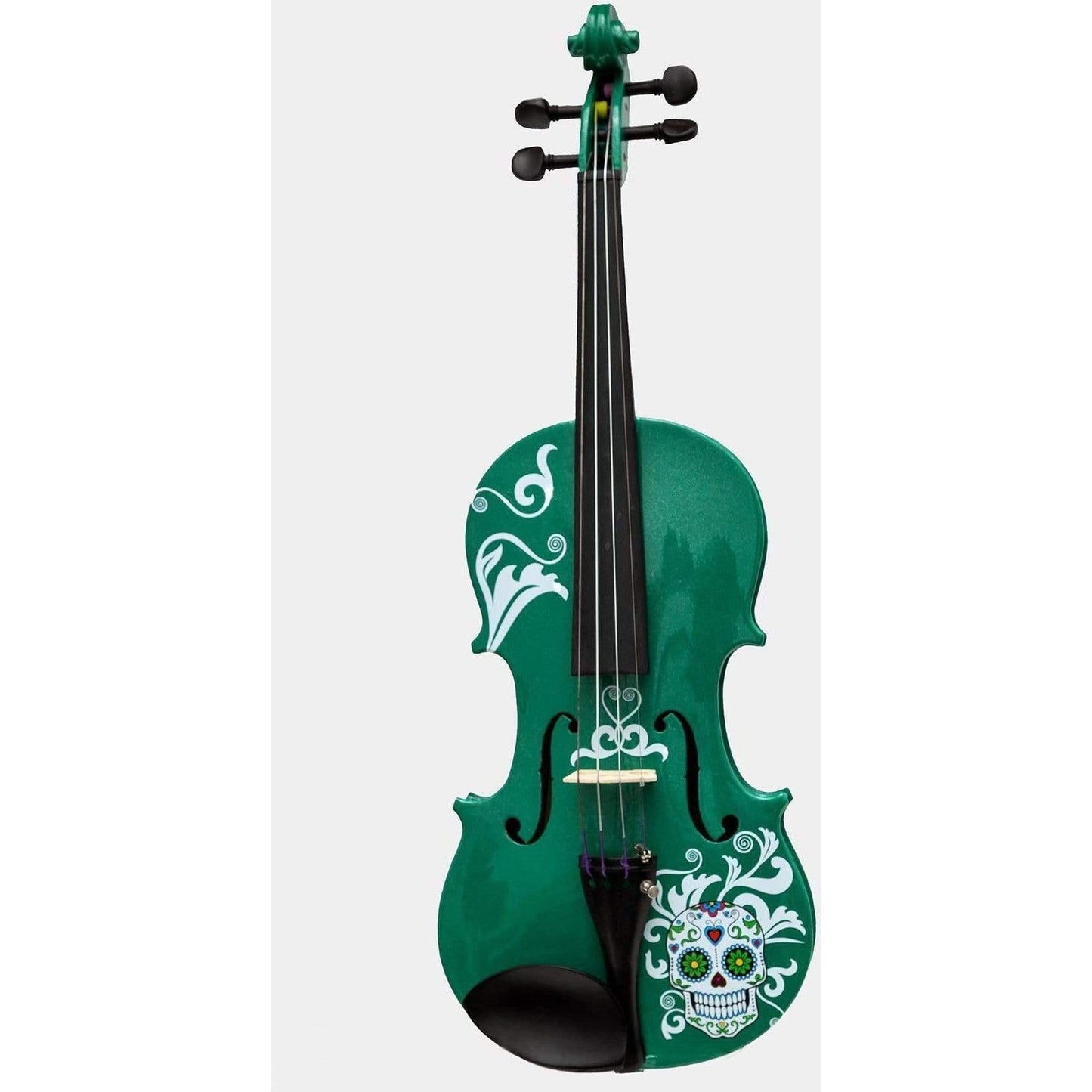 Rozanna's Violins Sugar Skull Emerald Green Violin Outfit