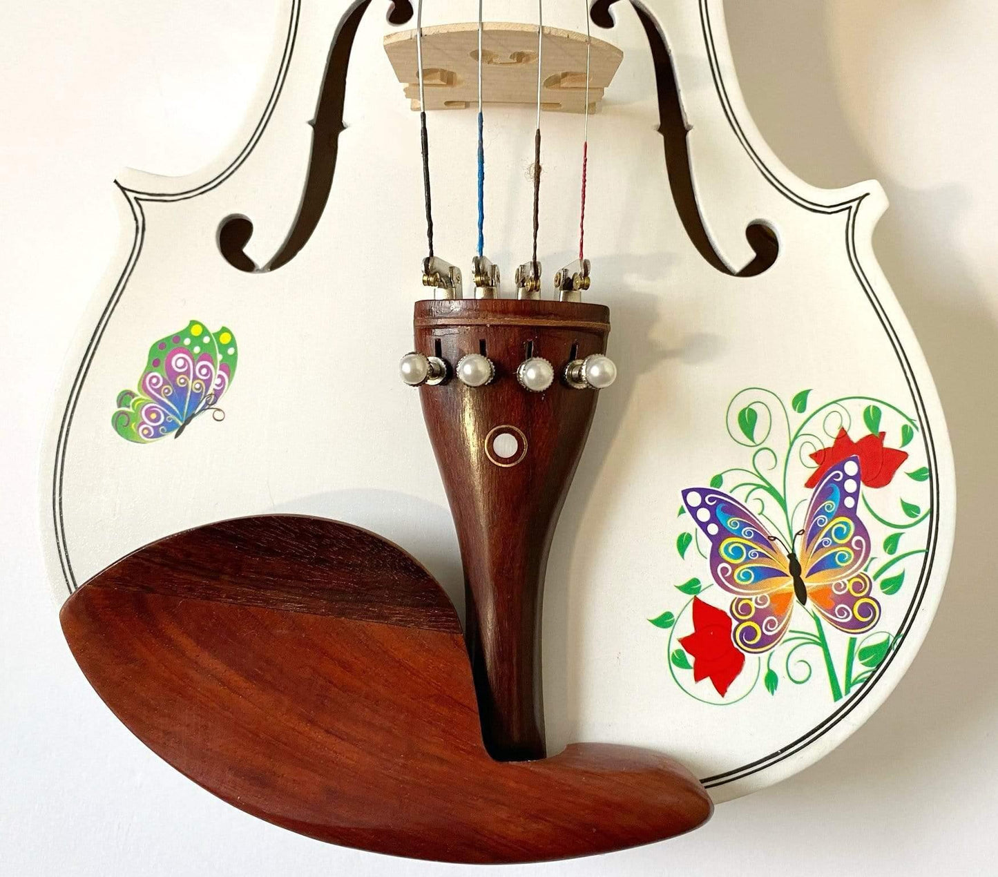 Rozanna's Violins Rozanna's Violins Butterfly Dream II White Violin w Custom Case