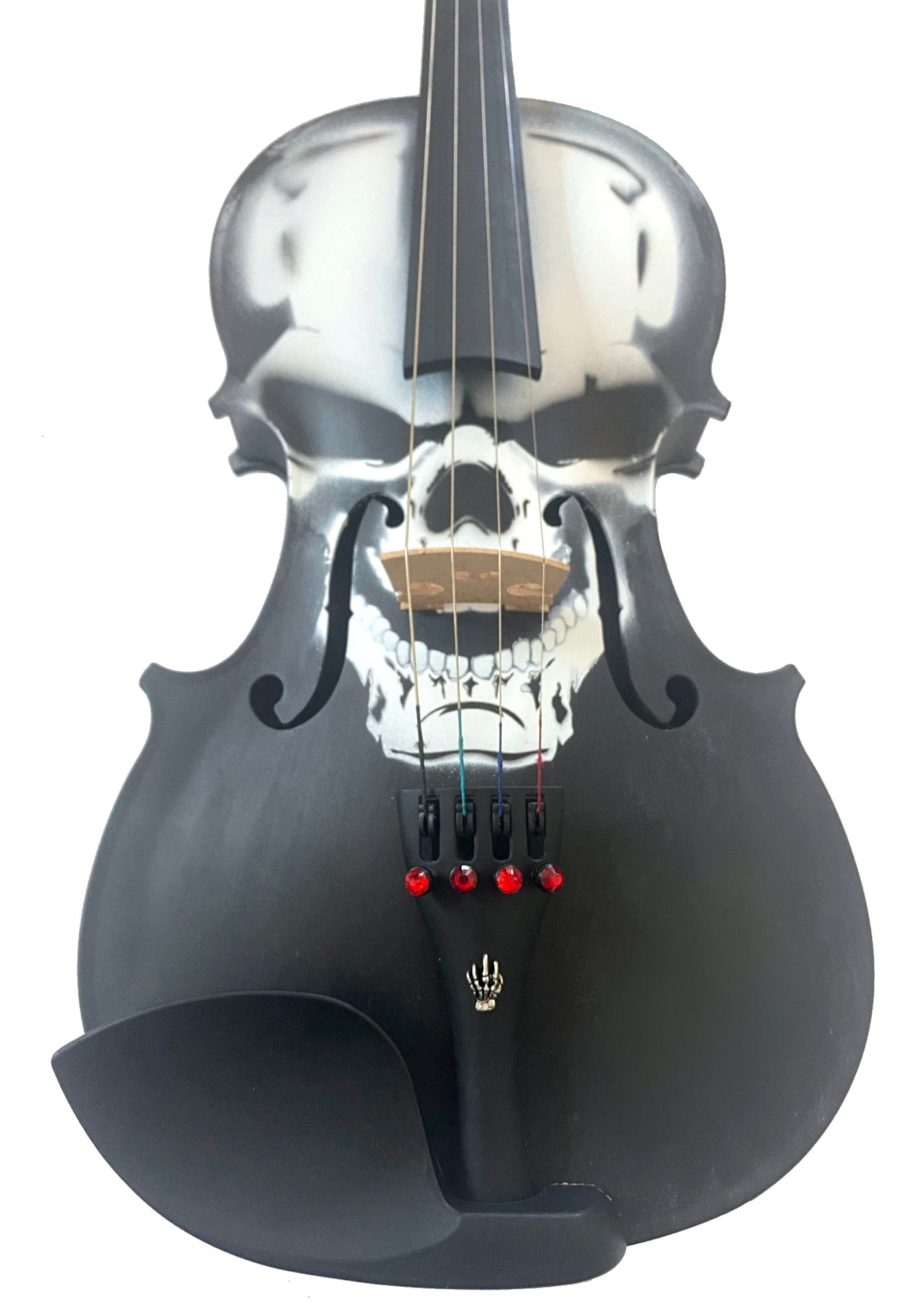 Rozanna's Violins 'Scourge of War' Skull Violin