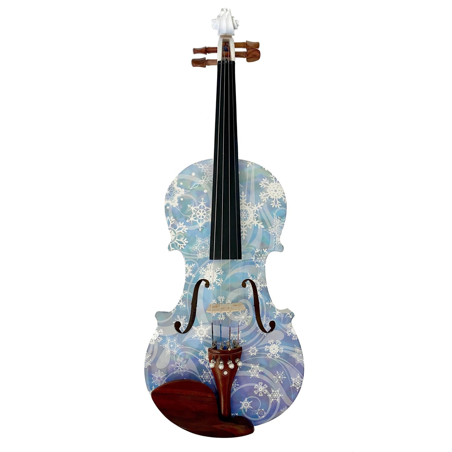 Rozanna's Violins Snowflake White Glitter Violin Outfit