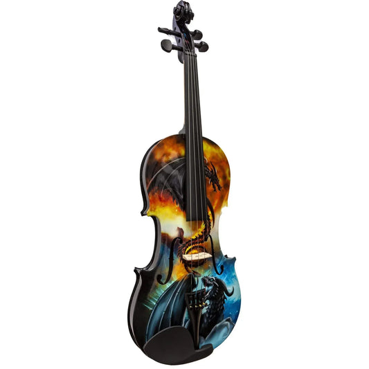 Dragon Black 1/4 Violin Outfit - Rozanna's Violins