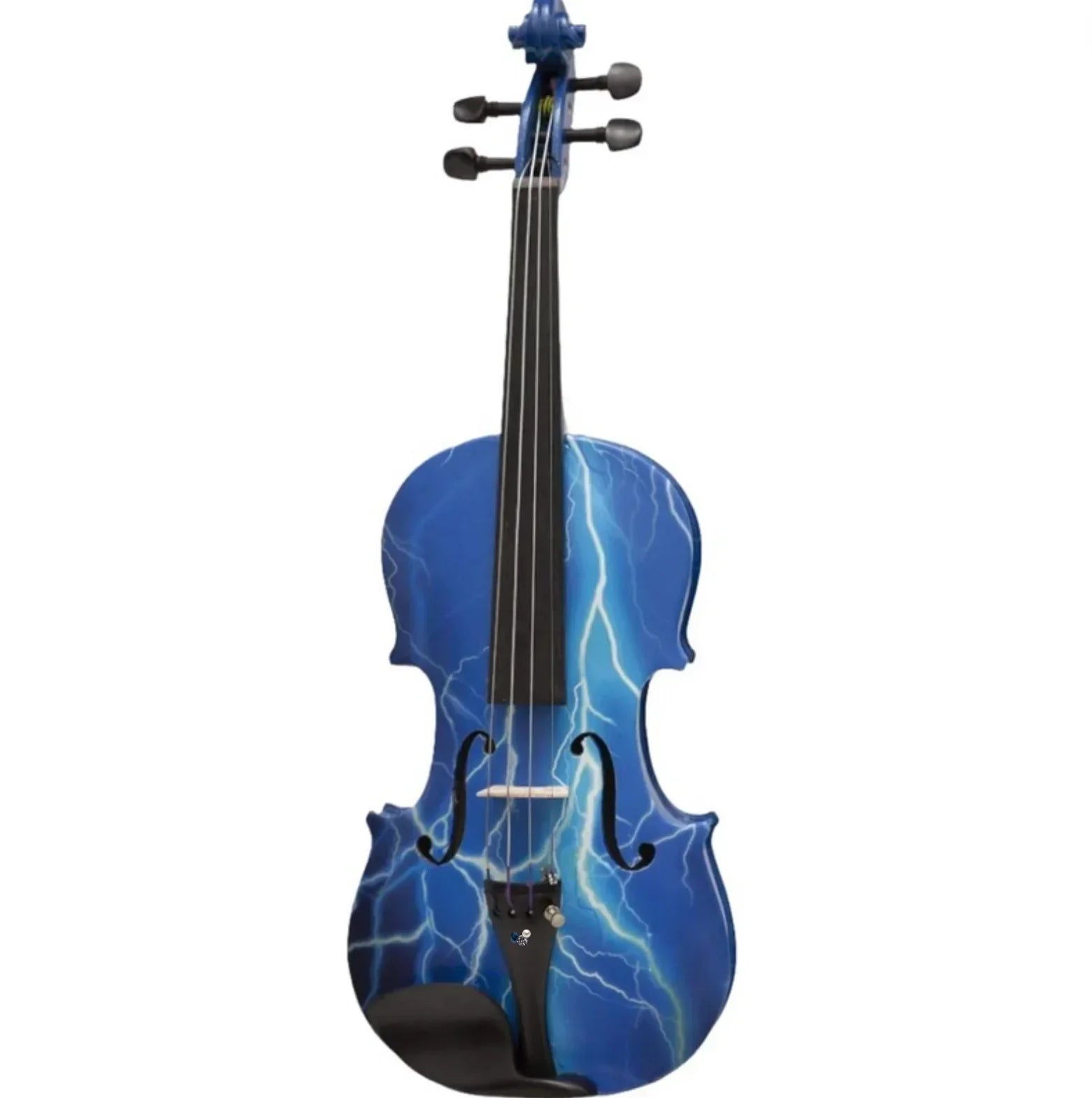 Rozanna's Blue Lightning Violin Outfit | Carbon Fiber Bow & Crystal Tuners - Rozanna's Violins