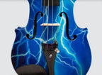 Rozanna's Blue Lightning Violin Outfit | Carbon Fiber Bow & Crystal Tuners - Rozanna's Violins