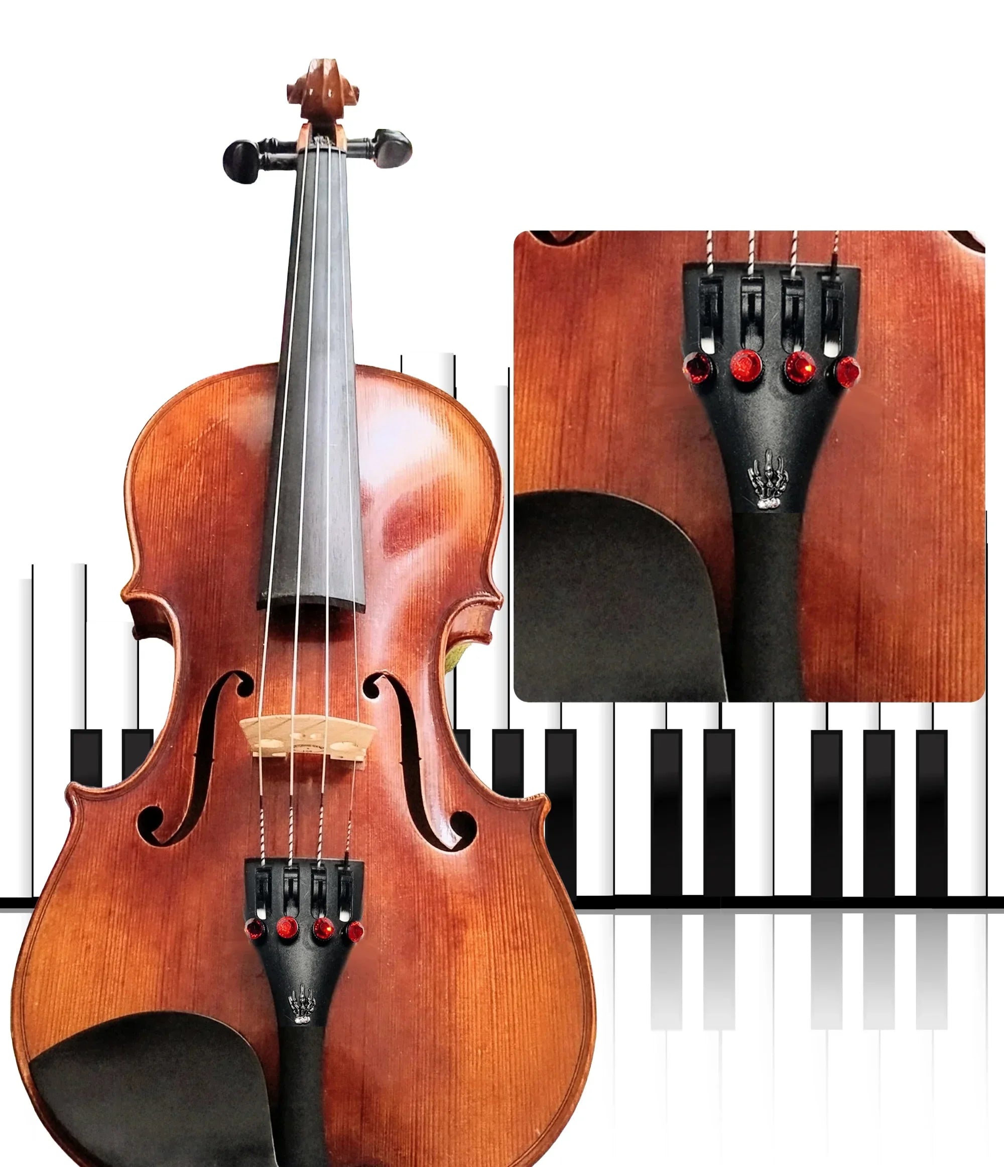 Rozanna's Lumina Artist Violin Outfit (Skeleton Hand) - Rozanna's Violins