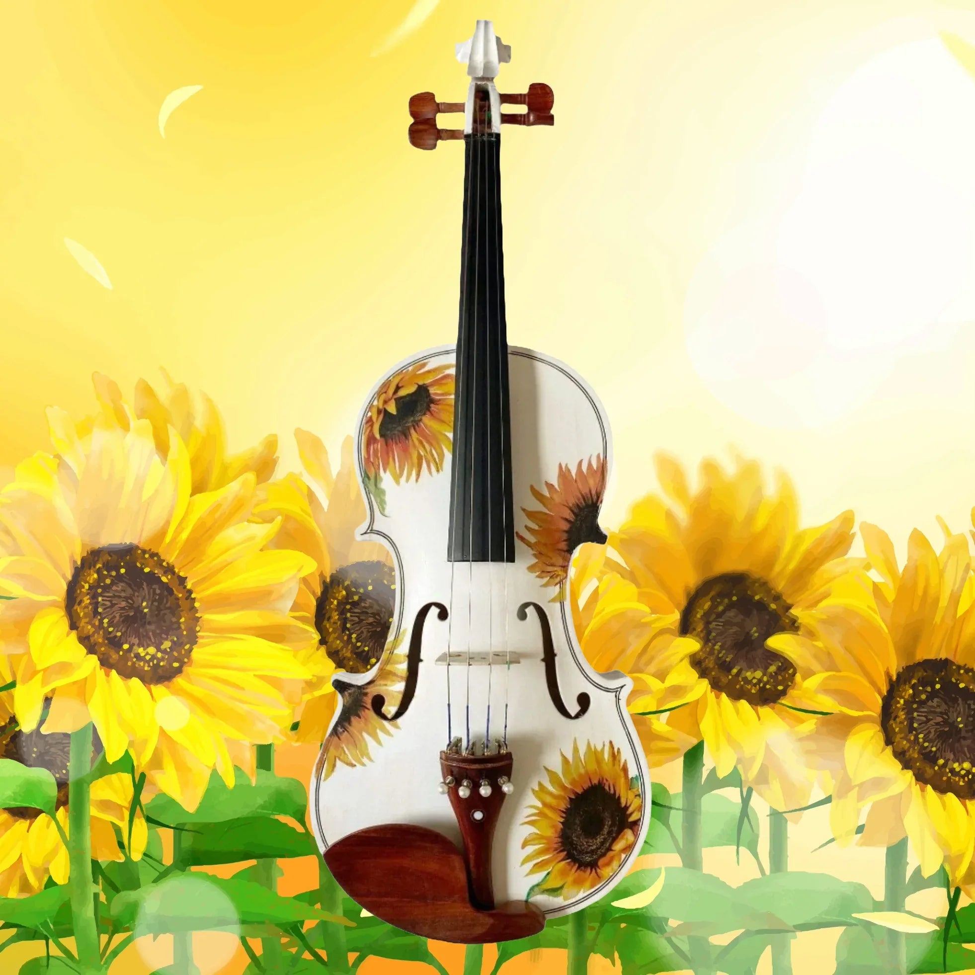 Sunflower White 1/2 Violin Outfit SUPER SAVINGS - Rozanna's Violins
