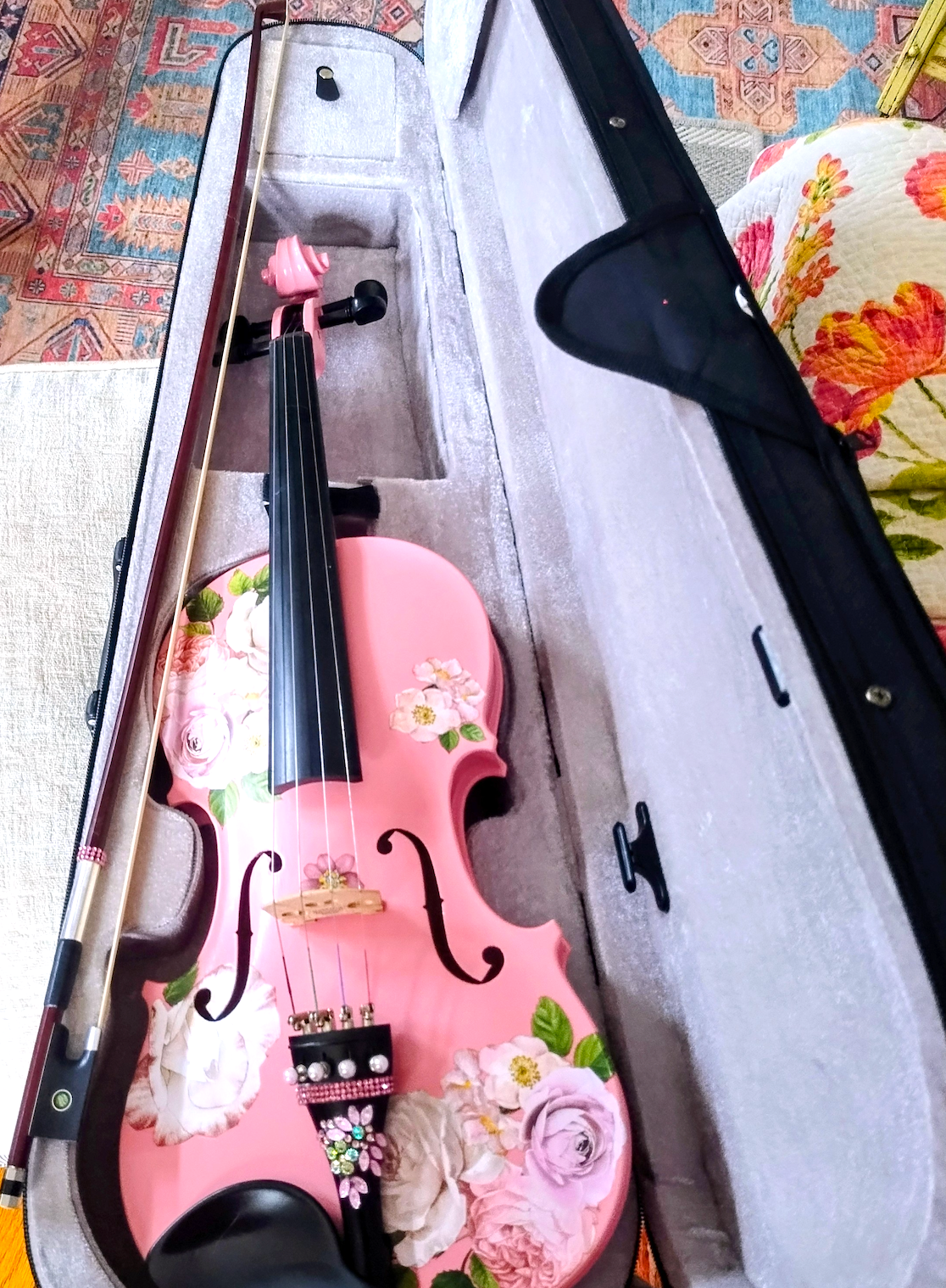 Rose Deluxe Violin Outfit | Romanian Tonewoods & French Bridge