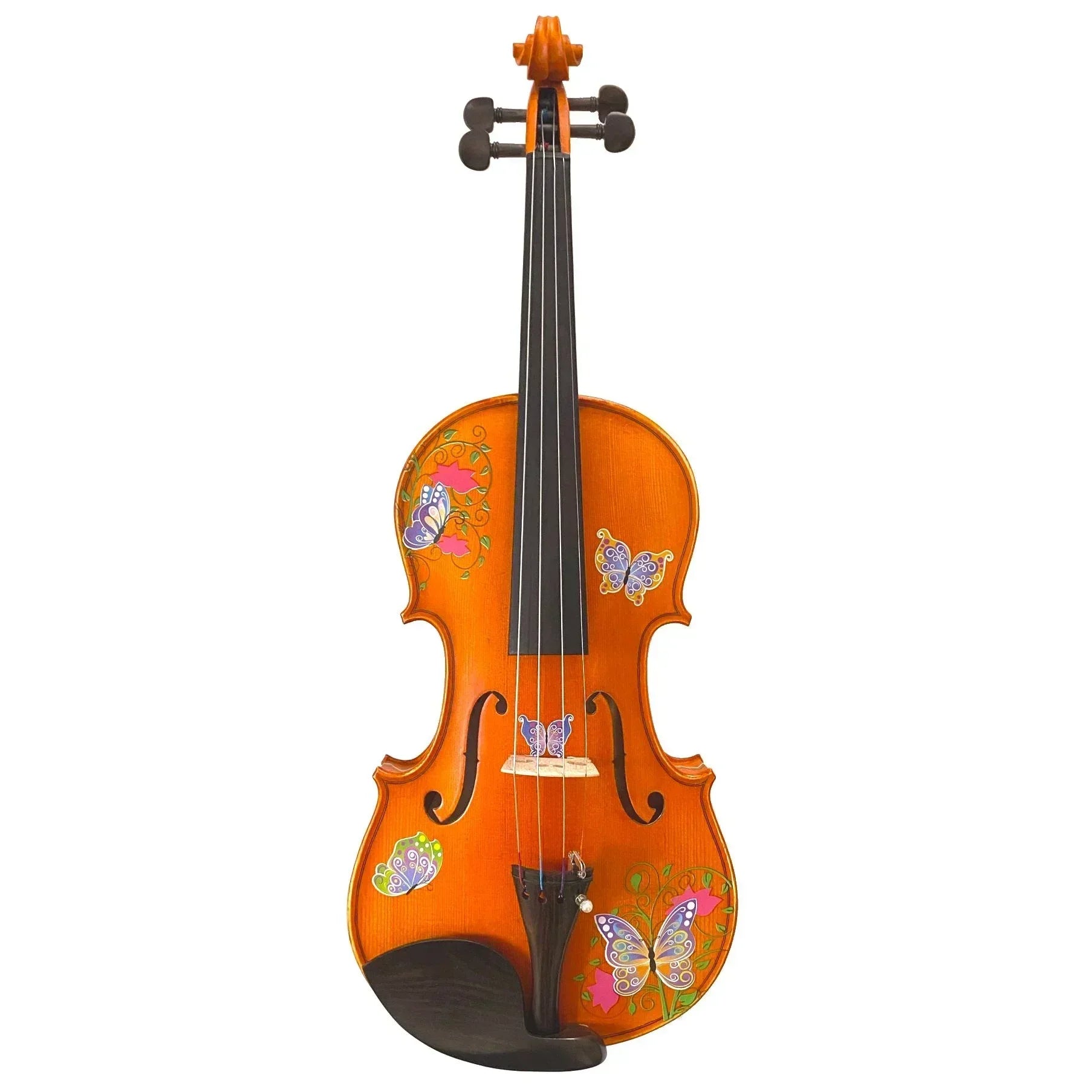 Butterfly Dream II Violin | Ornate Greco Sides & Brazilwood Bow - Rozanna's Violins