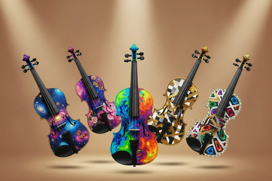 Custom Electric Acoustic Violin Outfit | Made to Order by Rozanna's Violins - Rozanna's Violins