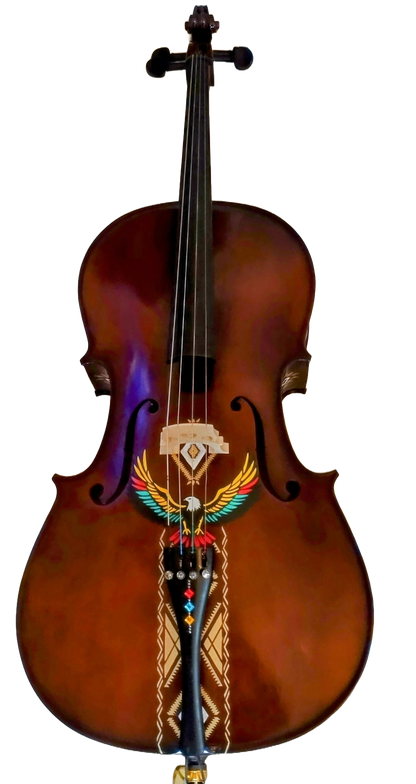 Native American Spirit Cello - Rozanna's Violins