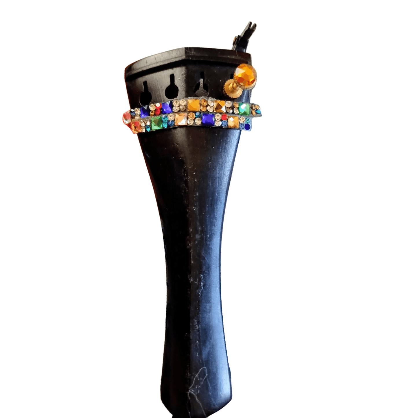 Rozanna's E String Swarovski Crystal Fine Tuner Tailpiece – Multi-Color - Rozanna's Violins