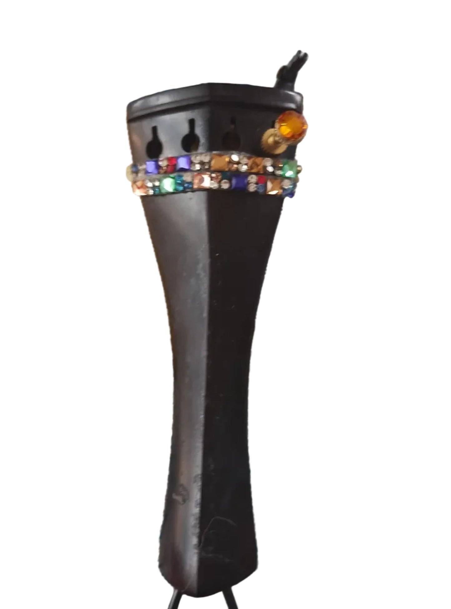Rozanna's E String Swarovski Crystal Fine Tuner Tailpiece – Multi-Color - Rozanna's Violins