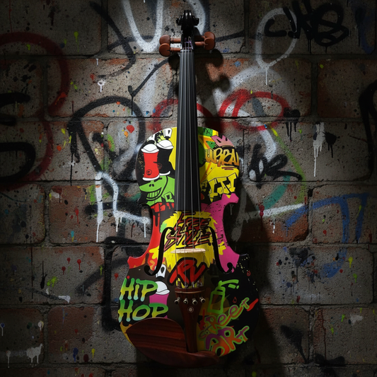 Rozanna's Graffiti Art Violin — Urban Editorial
