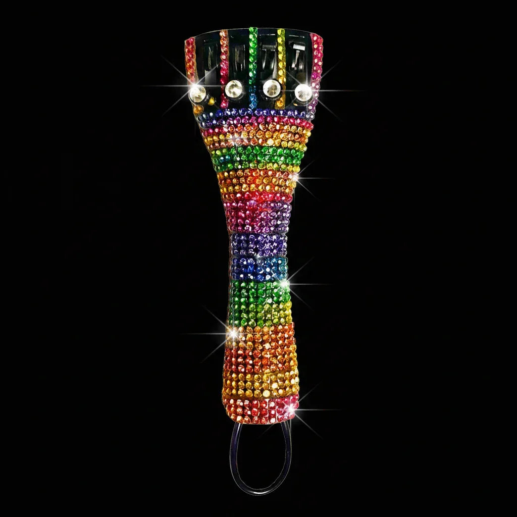 Rozanna's Rainbow Crystal Violin Tailpiece — Editorial