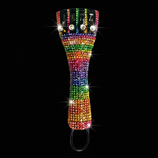 Rozanna's Rainbow Crystal Violin Tailpiece — Editorial
