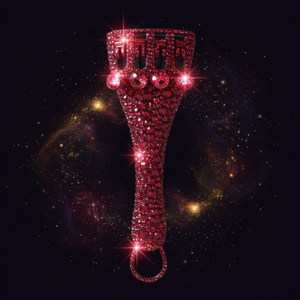 Ruby Red Crystalline Tailpiece