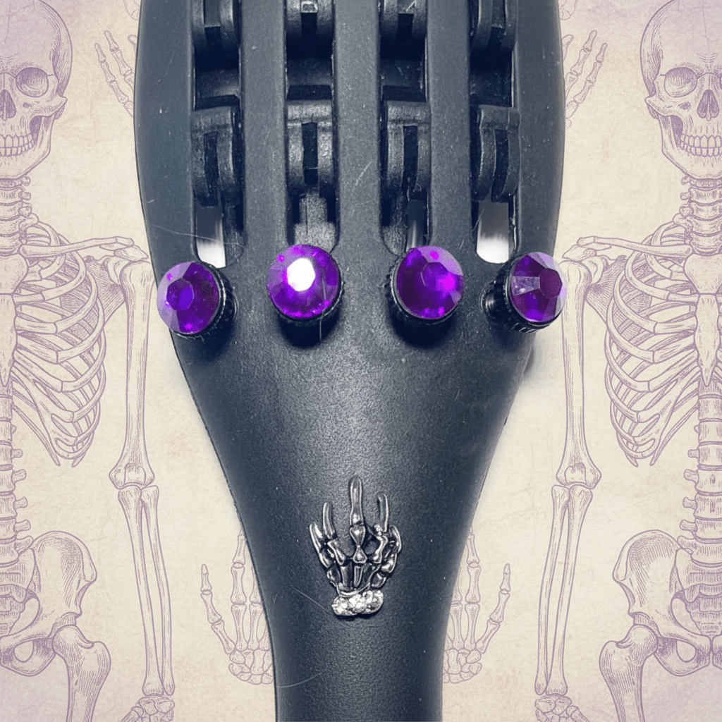 Skeleton Hand — Purple Editorial Light