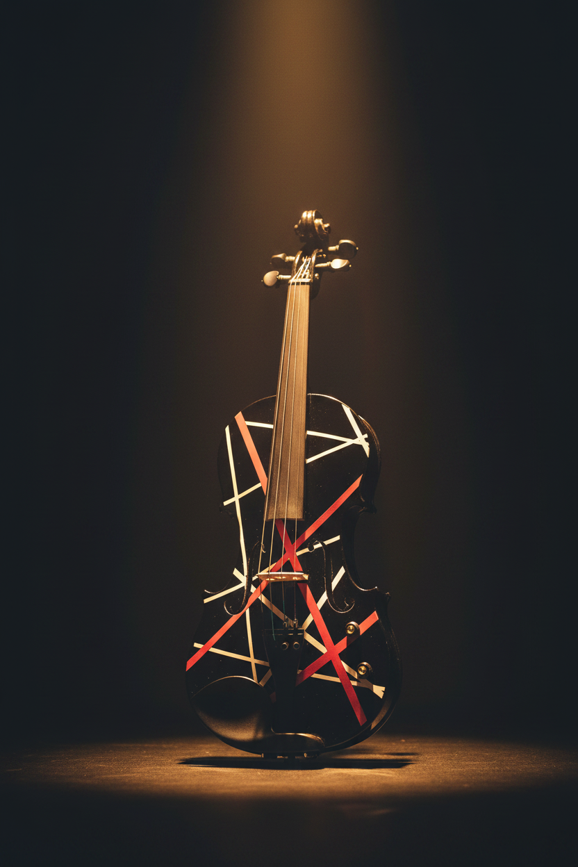 Wrap Electric Acoustic Violin — Dark Stage Hero