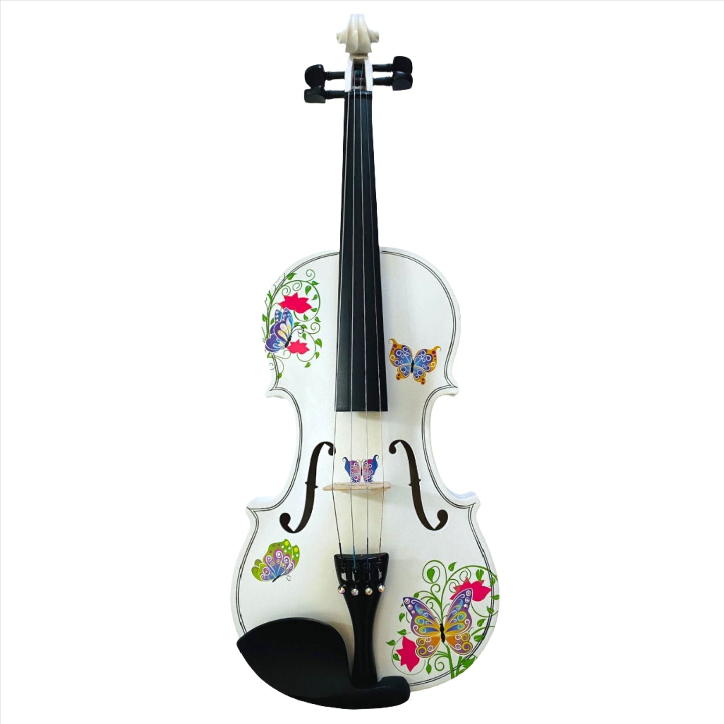 Rozanna's Butterfly Dream II White Bejeweled Violin Outfit - Rozanna's Violins