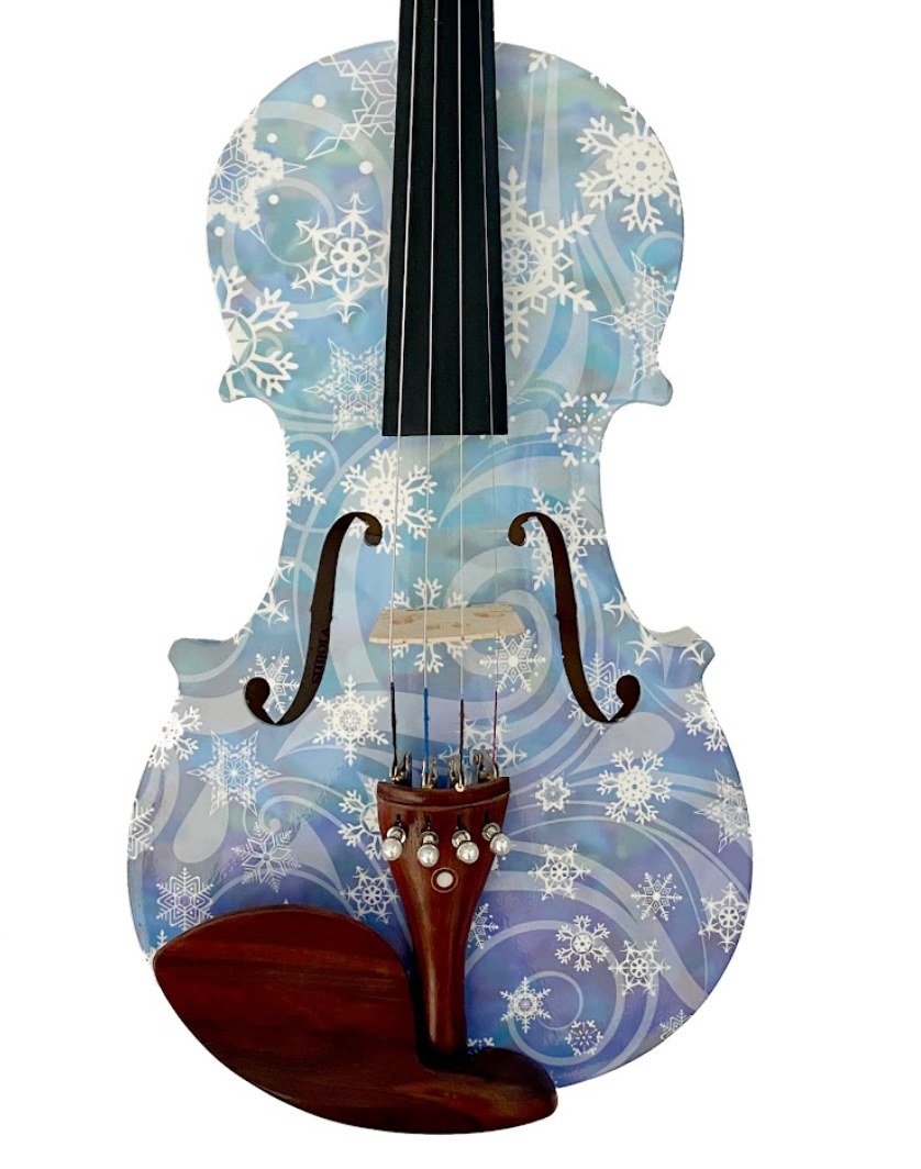 Snowflake Blue Violin Outfit - Rozanna's Violins