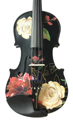 Rose Black Violin Outfit 1/2 - Rozanna's Violins