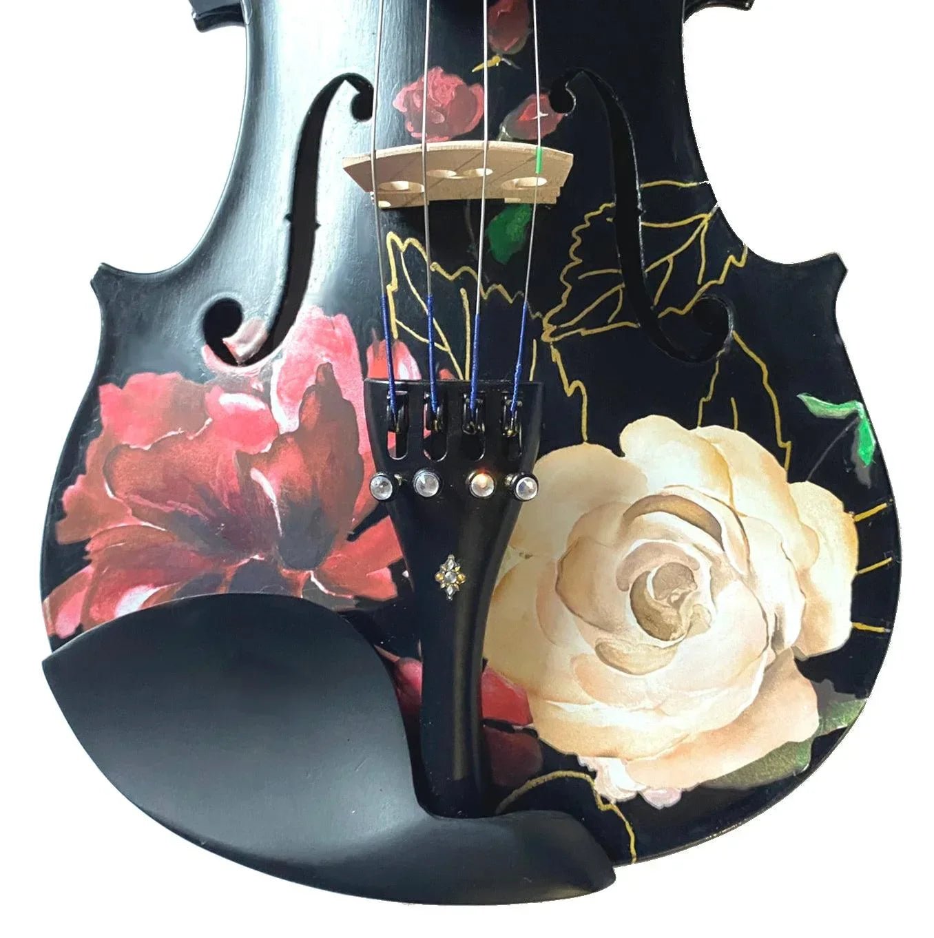 Rose Black Violin Outfit 1/2 - Rozanna's Violins