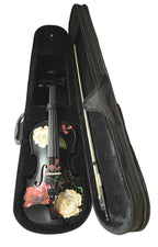 Rose Black Violin Outfit 1/2 - Rozanna's Violins