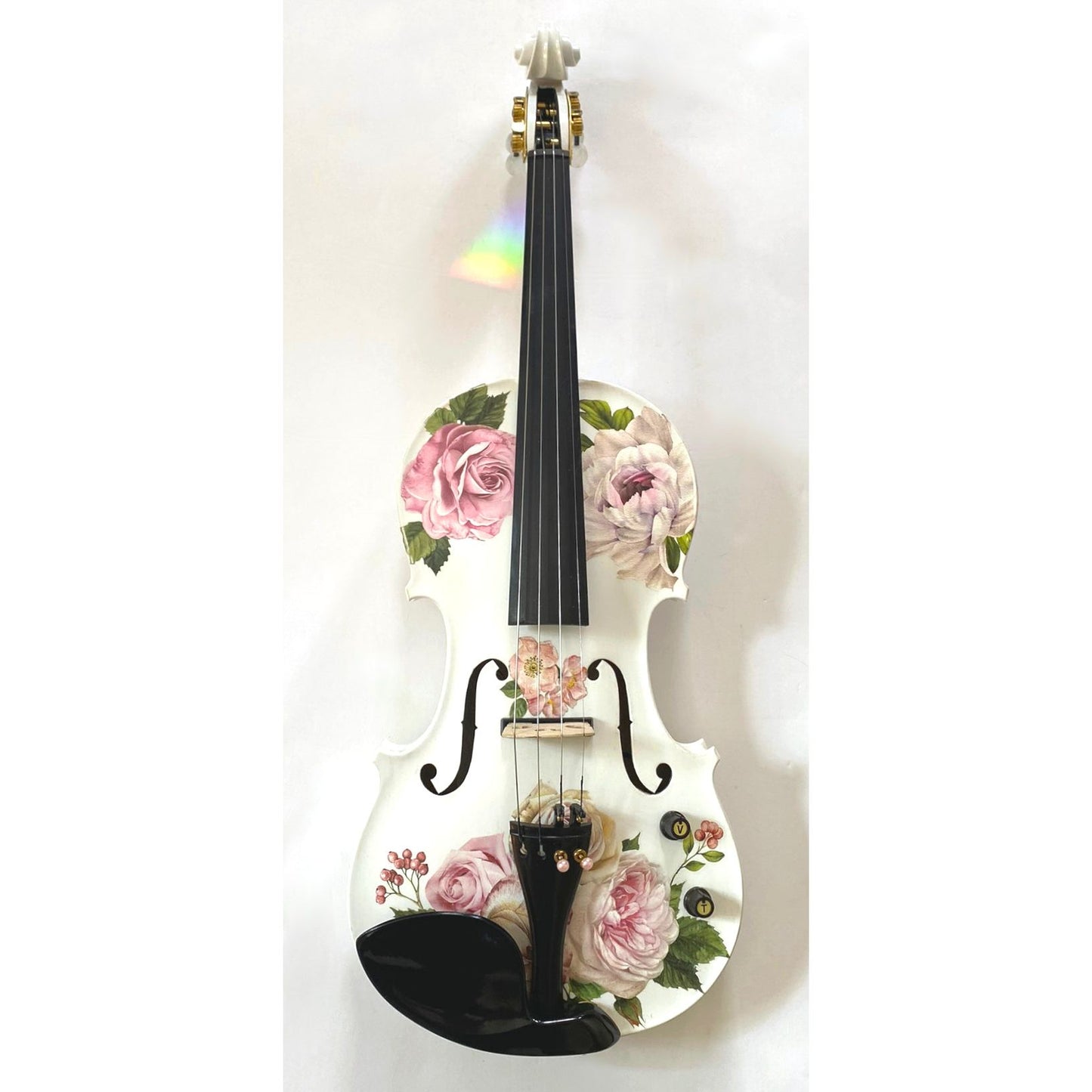 Rose Delight Electric Acoustic Violin Outfit