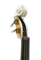 Rose Electric Acoustic White 3/4 Violin Outfit - Rozanna's Violins