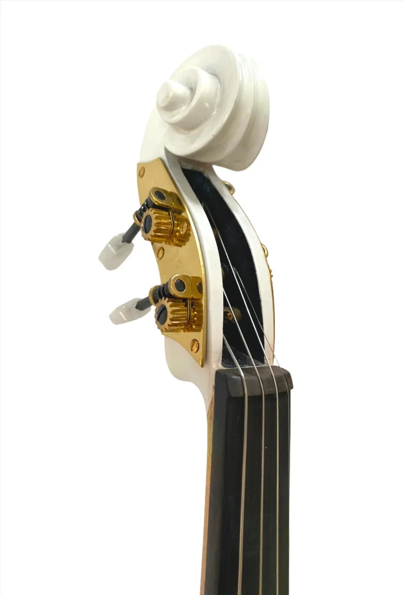 Rose Electric Acoustic White 3/4 Violin Outfit - Rozanna's Violins