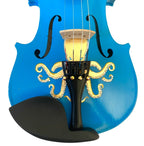Octopus Bling Blue Violin Outfit - Rozanna's Violins