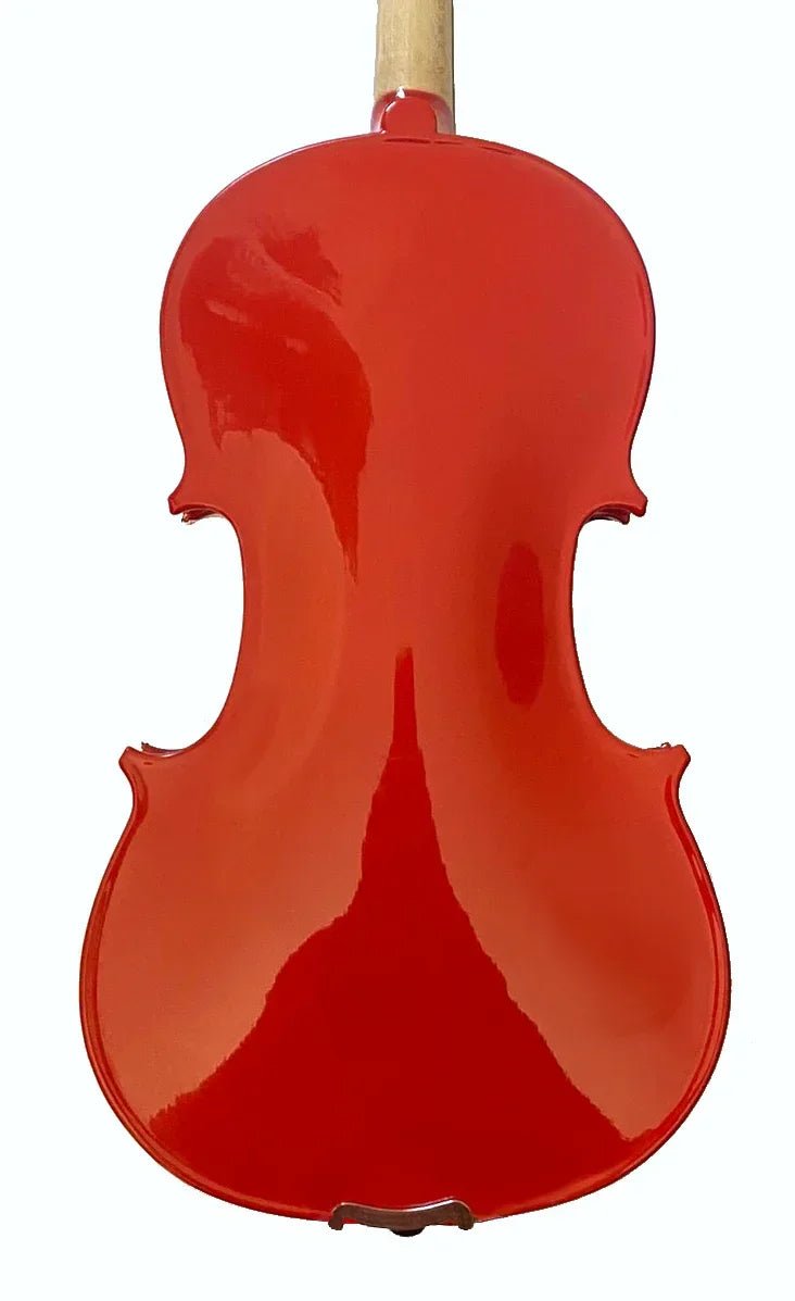 Queen of Hearts White/Red Violin Outfit w crystal fine tuners white ca ...
