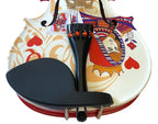 Queen of Hearts White/Red Violin Outfit - Rozanna's Violins
