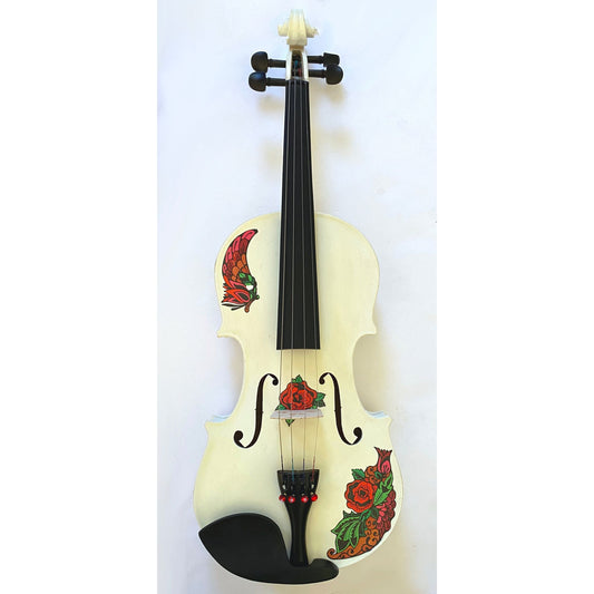 Rozanna's Butterfly Rose Tattoo White Violin Outfit