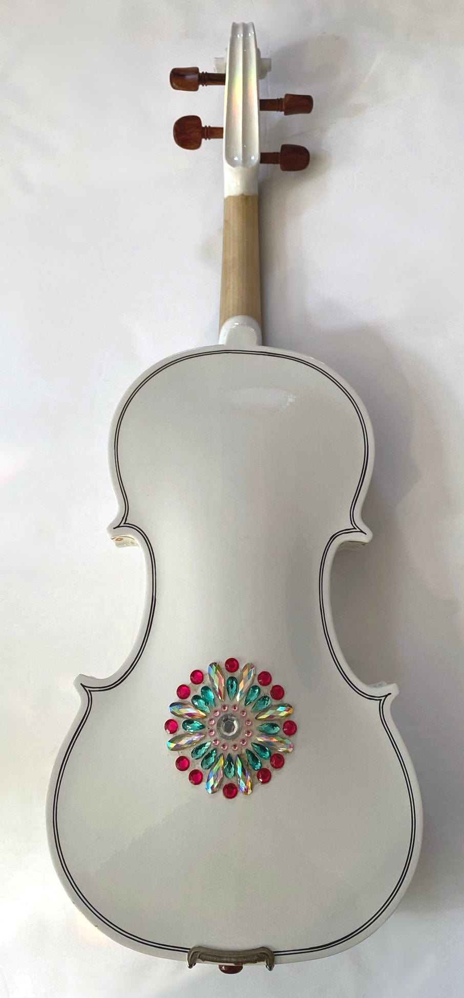 Rozanna's Violins Butterfly Dream II White Violin w/Greca (B stock)