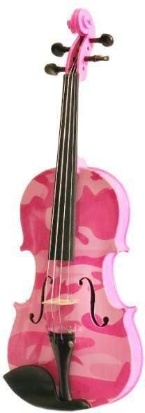 Rozanna's Violins 4/4 Pink Camo Violin