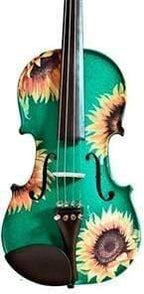 Sunflower Delight Green Violin Outfit - Rozanna's Violins