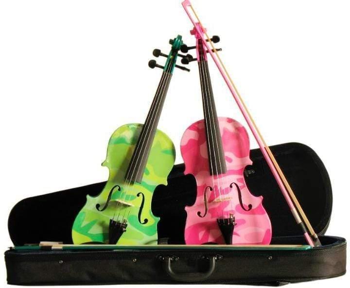 Rozanna's Violins Pink Camo Violin