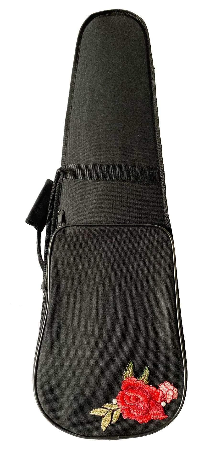 Rozanna's Butterfly Rose Violin Case | Ruby Roses, Butterfly & Faux Pearls - Rozanna's Violins