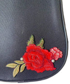 Rozanna's Butterfly Rose Violin Case | Ruby Roses, Butterfly & Faux Pearls - Rozanna's Violins