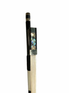 Electric Blue Lightning Violin | Electric-Acoustic with Machine Head Pegs & Carbon Bow - Rozanna's Violins
