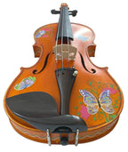 Butterfly Dream II Violin | Ornate Greco Sides & Brazilwood Bow - Rozanna's Violins