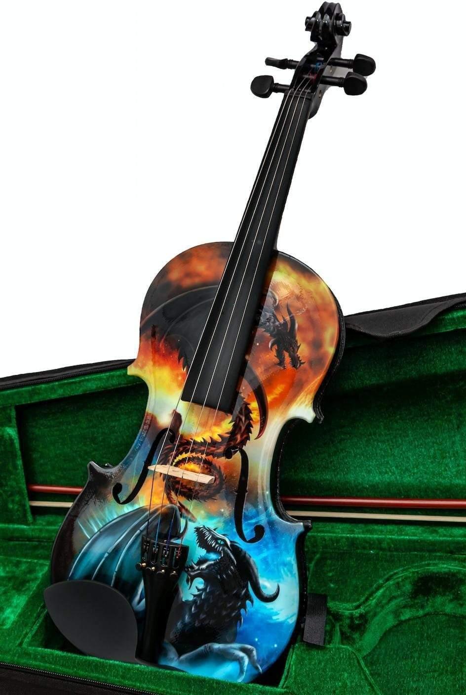 Dragon Black 1/4 Violin Outfit - Rozanna's Violins