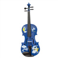 Twinkle Star Blue Violin Outfit | Crystal Fine Tuners & Brazilwood Bow - Rozanna's Violins